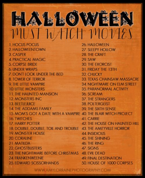 Must Watch Halloween Movies