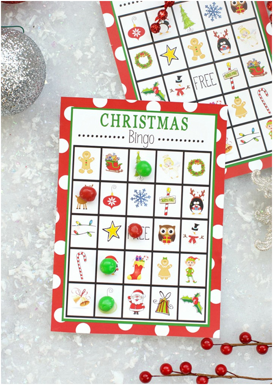 PRINT YOUR OWN CHRISTMAS BINGO GAME