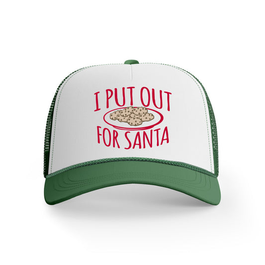 I Put Out For Santa Christmas Trucker Hat