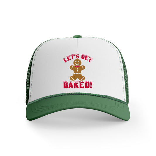 Let's Get Baked Christmas Trucker Hat