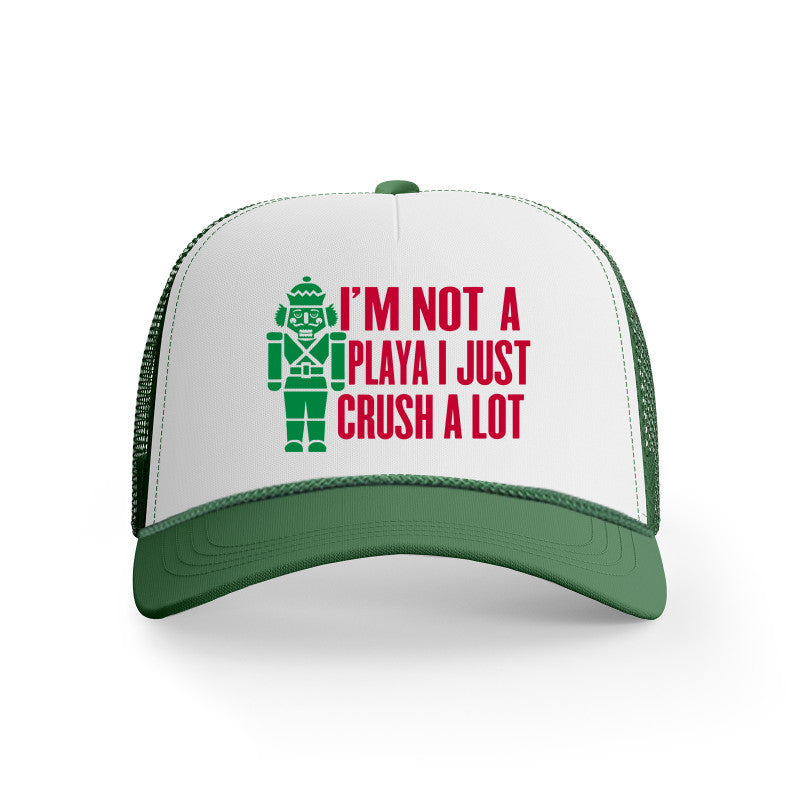 I'm Not A Playa Christmas Trucker Hat