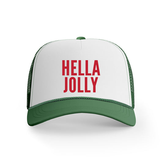 Hella Jolly Christmas Trucker Hat