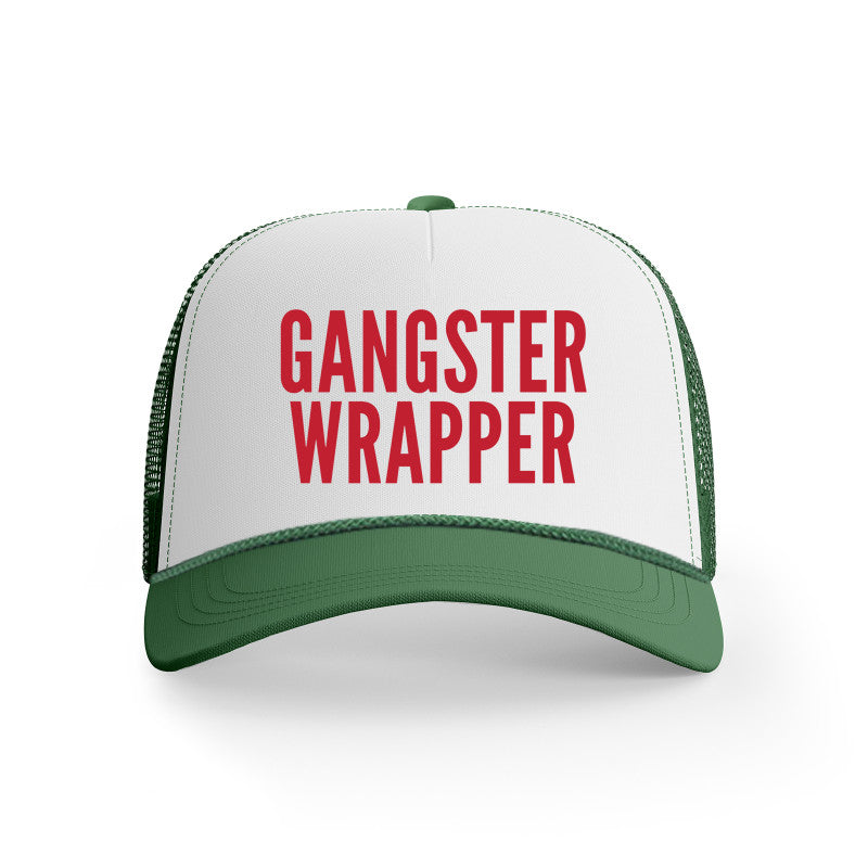 Gangster Wrapper Christmas Trucker Hat