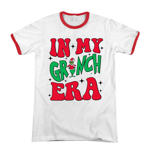 In My Grinch Era Premium Christmas Ringer T-shirt